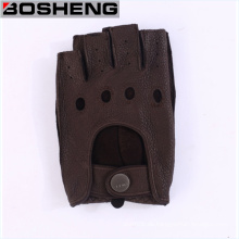 Frauen Leder Handschuhe, Warm Fingerlose Halbe Handschuhe